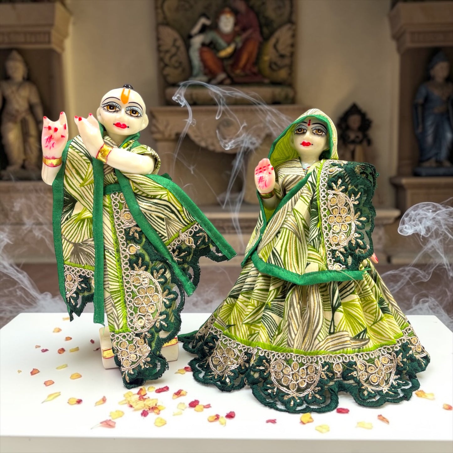 Frill-Border Radha Krishna Dress SP-G09✨