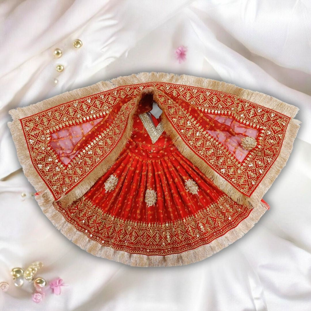 Navratri Special Premium and Royal Red chunri Durga Set SP-H30