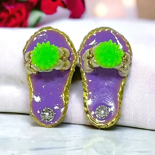 CHARAN PADUKA FOR LADDU GOPAL JI  SPC-78 Shriposhak.in NATH DWARA