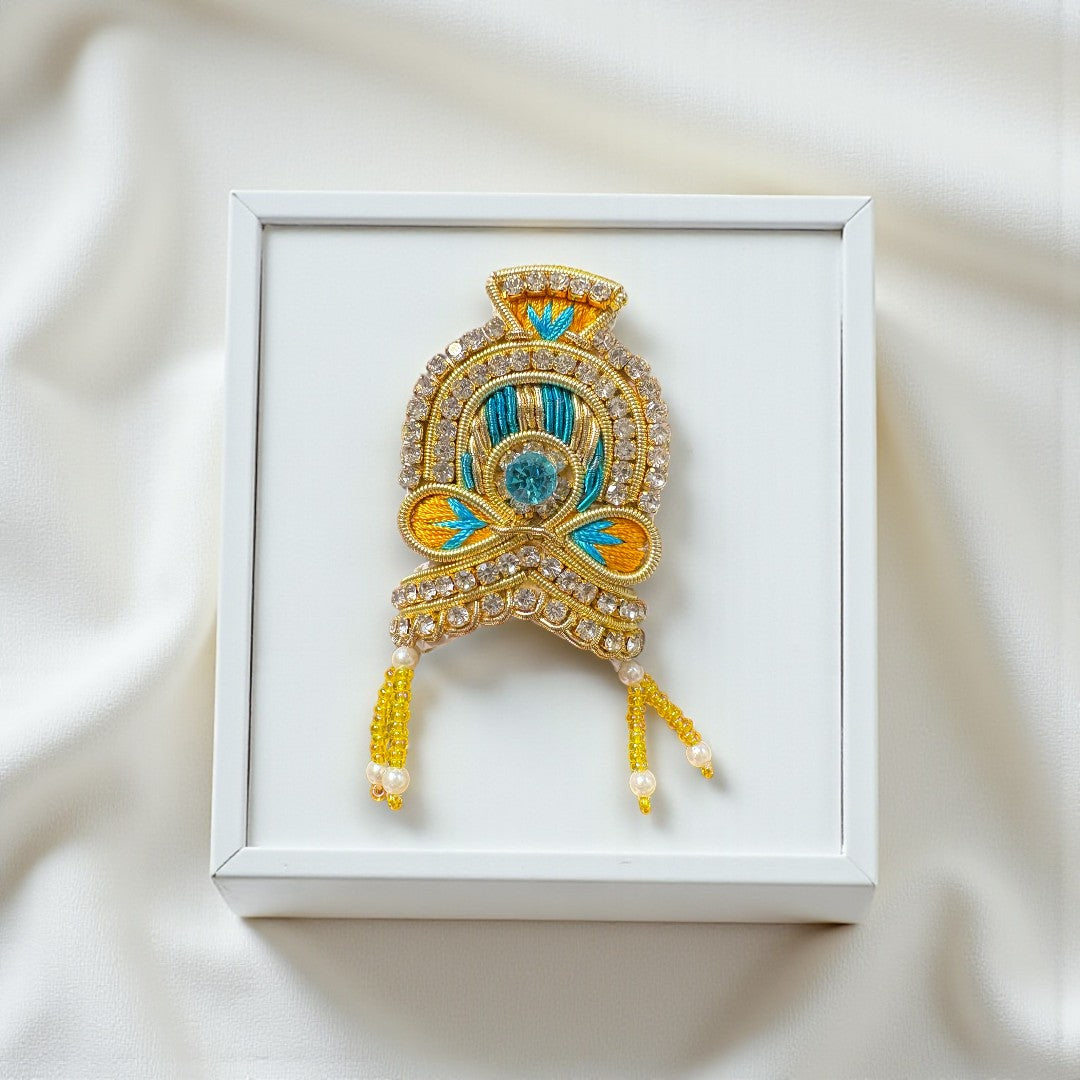 The "Surya-Kiran" Radiant Peacock Mukut SP-No. 957