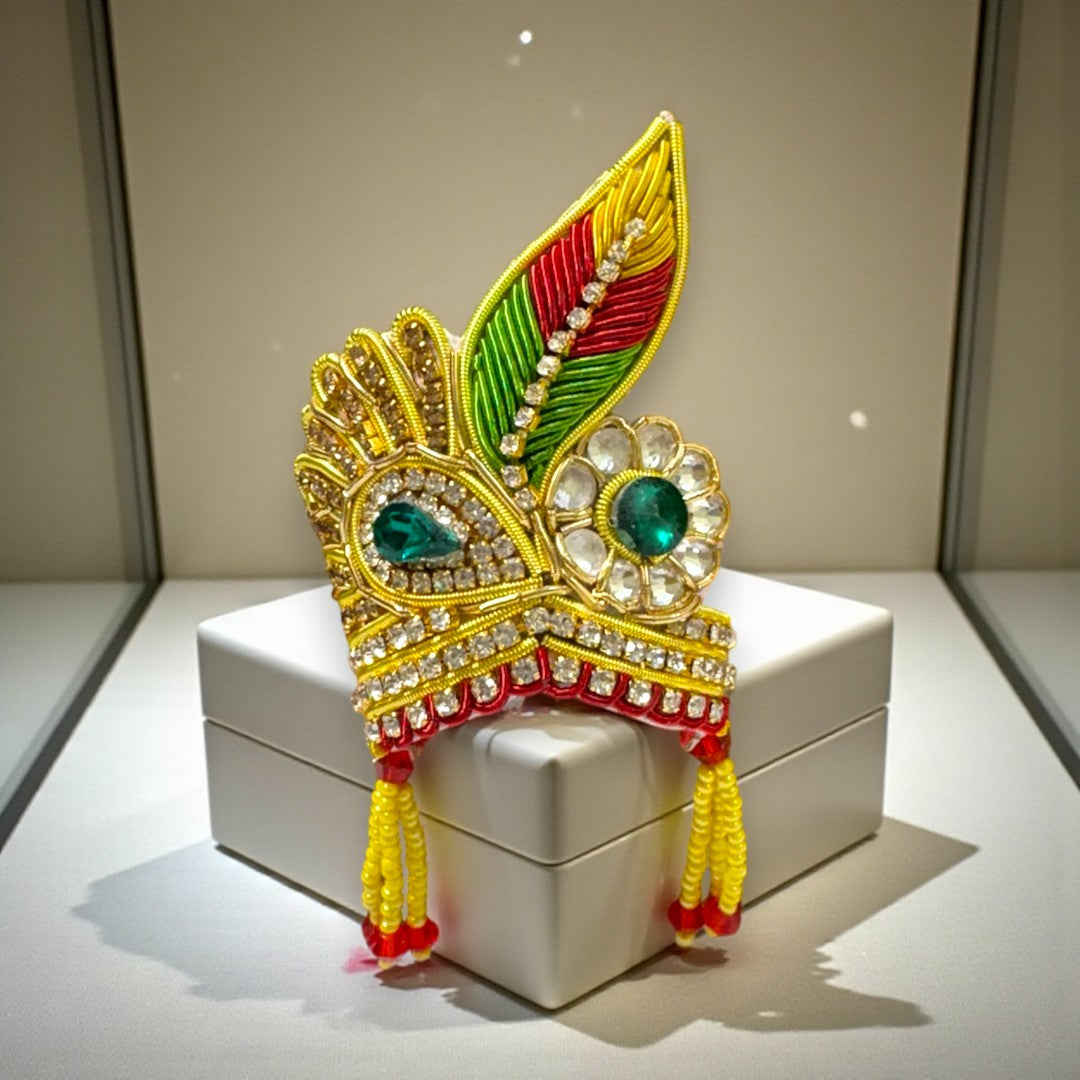 Premium Hand-Embroidered Jardogi Mukut SP-No.119