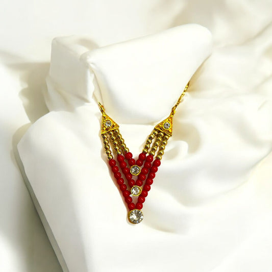 Beautiful Triple-Layer Bead Maala SPC-441