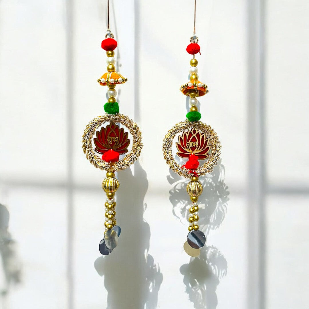 Shubh Labh Lotus Pearl Hanging SP-DW05
