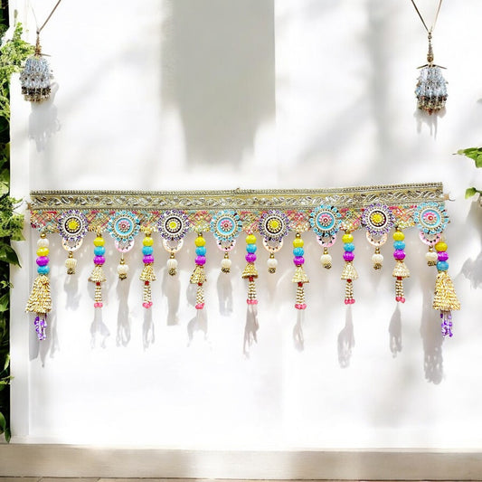 "Vibrant Oasis" Bohemian Toran (Door Hanging) - SP-T09 π