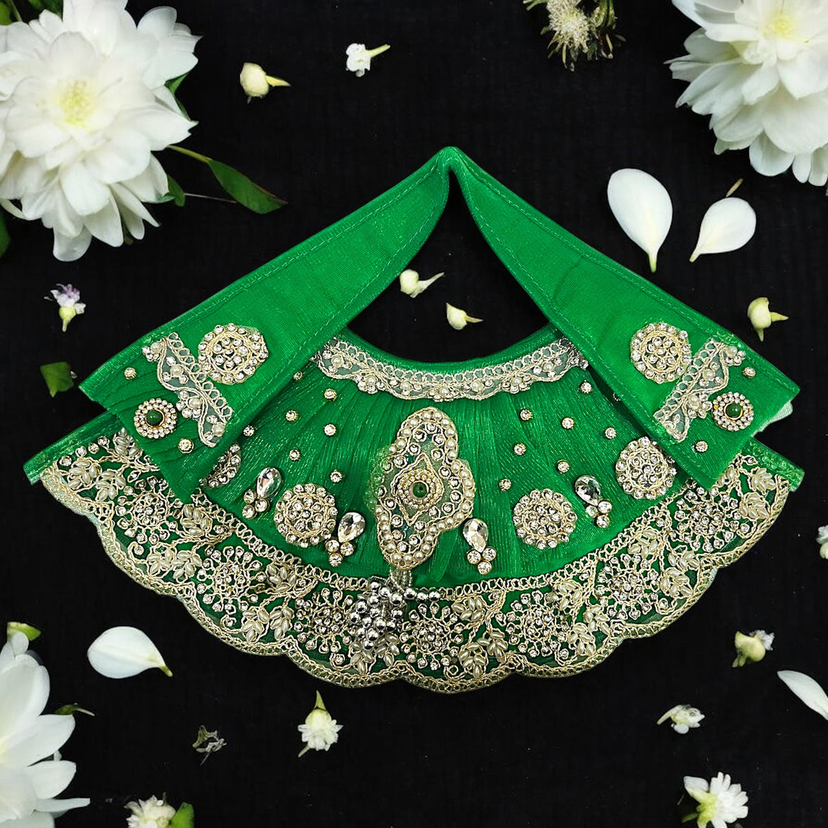 Kanha Ji dress SP-H74 - close-up detail | Shri Poshak, Mathura