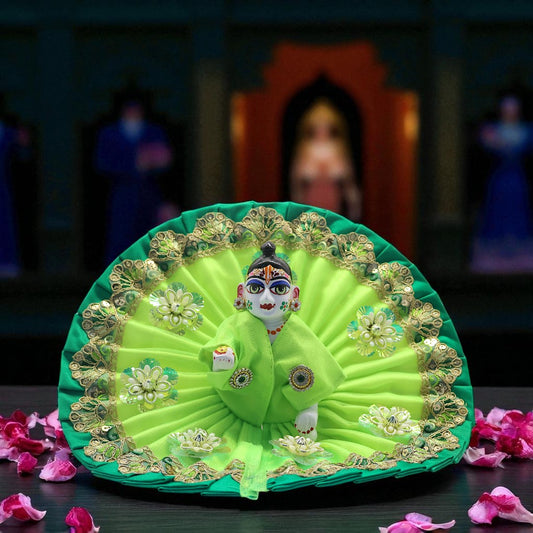 Premium Floral Embellished Poshak for Laddu Gopal Ji SP-G69