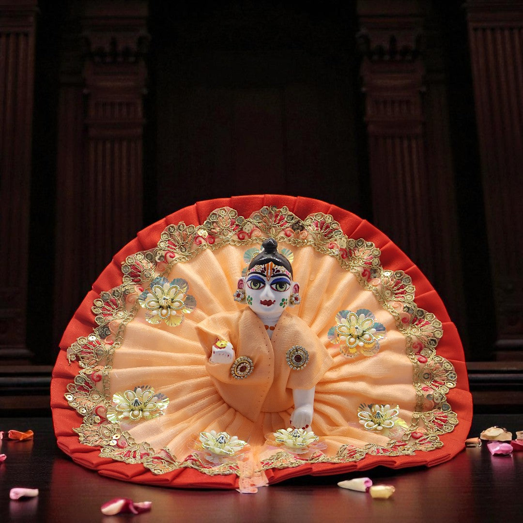 Premium Floral Embellished Poshak for Laddu Gopal Ji SP-G69