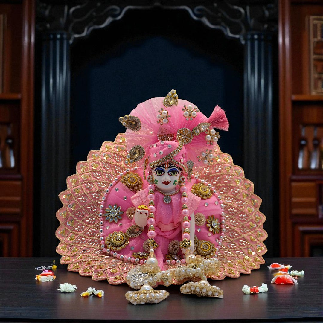Royal Embroidered Designer Poshak Set for Laddu Gopal Ji SP-F30