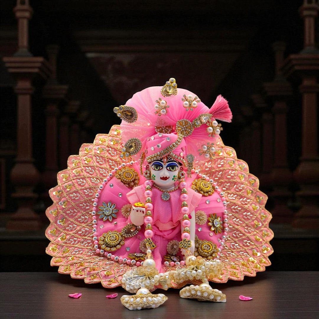 Royal Embroidered Designer Poshak Set for Laddu Gopal Ji SP-F30