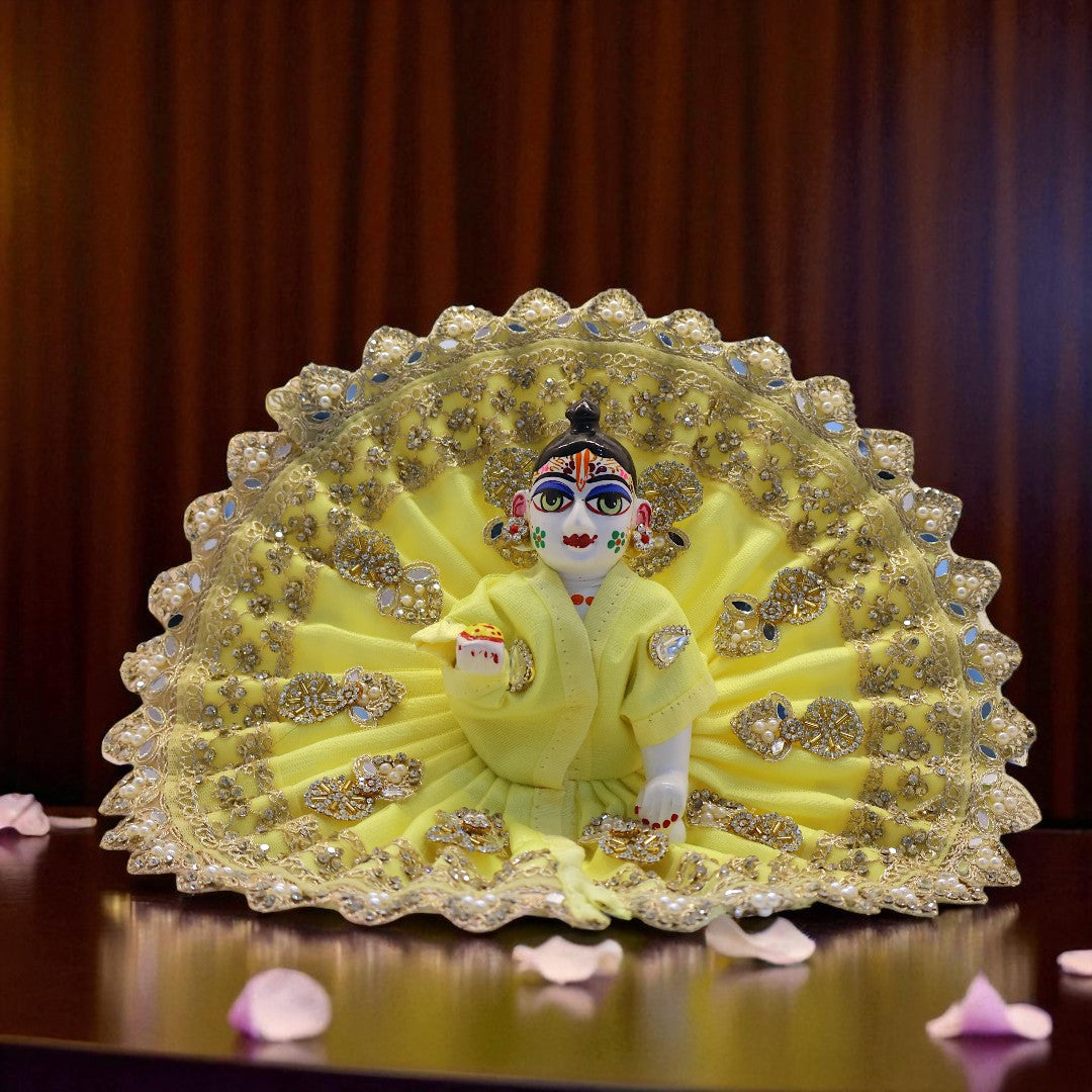 Premium Embroidered Laddu Gopal Ji Poshak β SP-G12