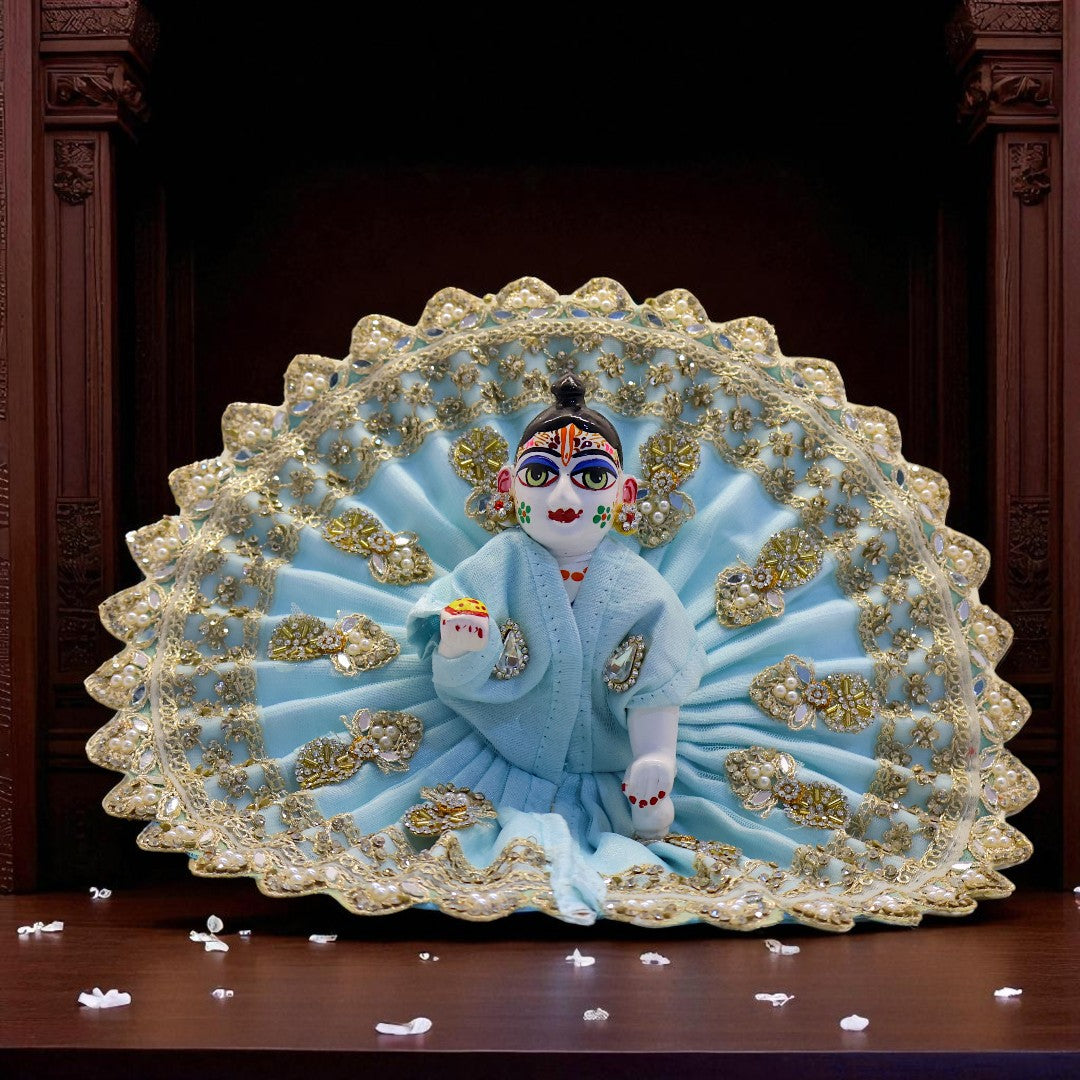 Premium Embroidered Laddu Gopal Ji Poshak β SP-G12