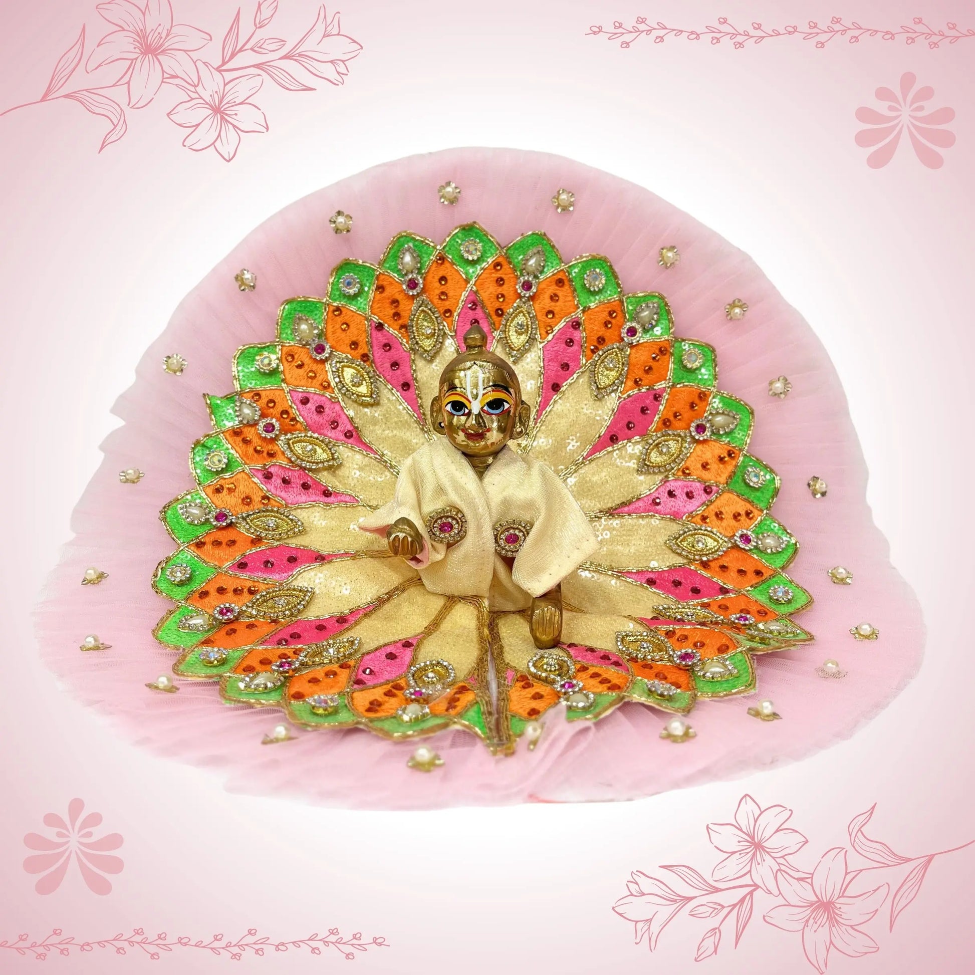 LADDU GOPAL JI POSHAK SP-B98 Shriposhak.in