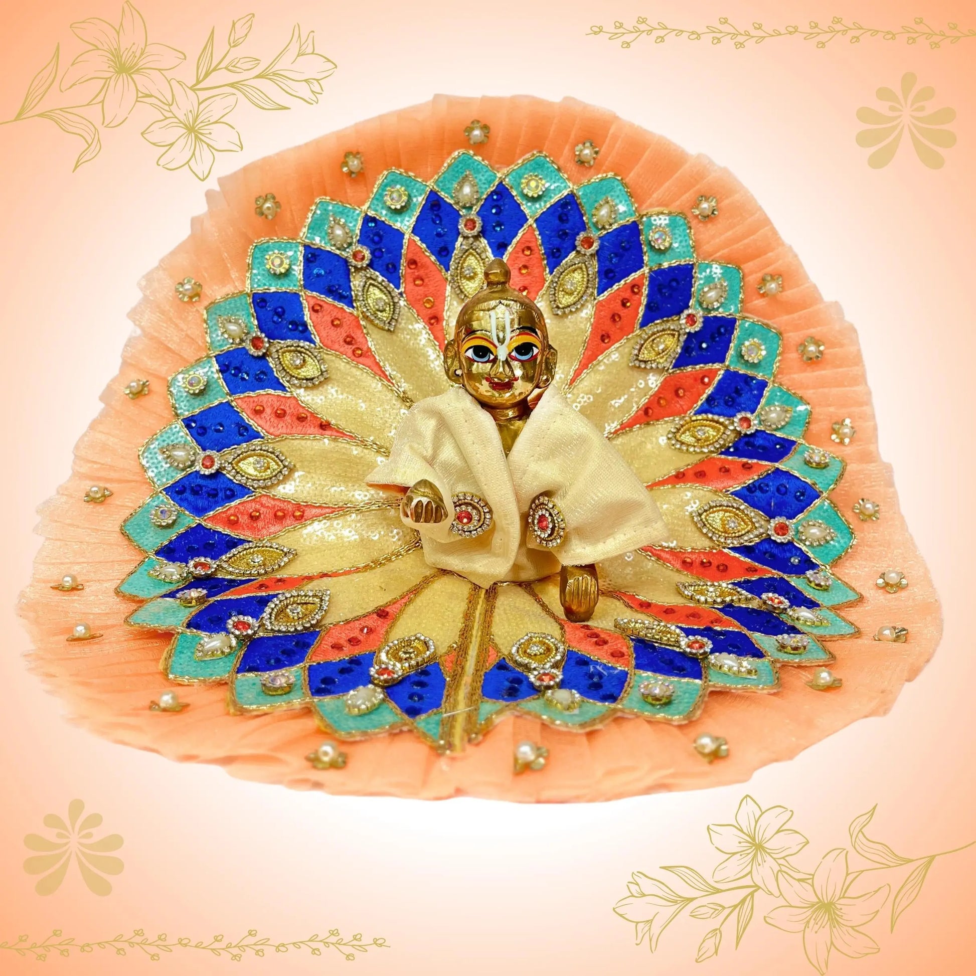 LADDU GOPAL JI POSHAK SP-B98 Shriposhak.in