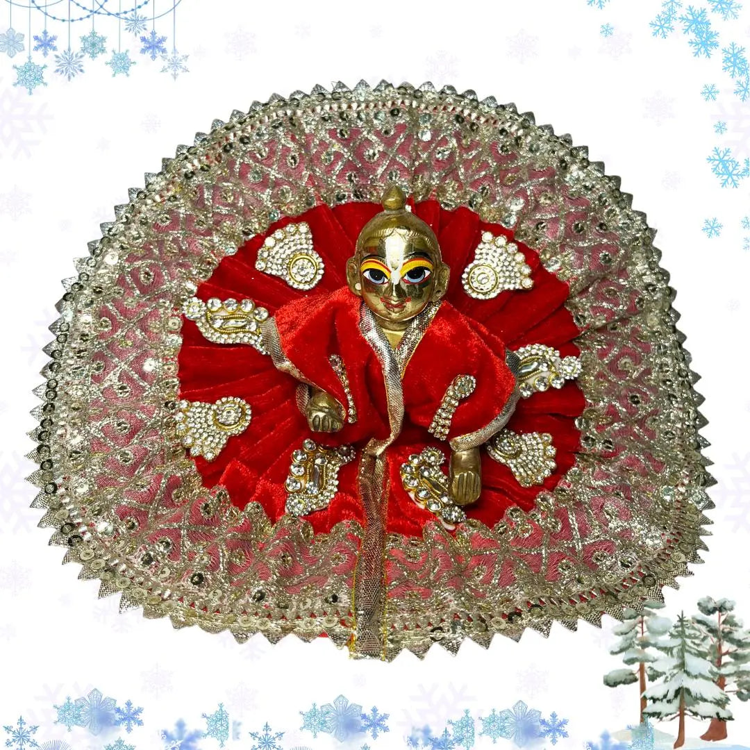 LADDU GOPAL JI WINTER POSHAK SP-D23 Shriposhak.in