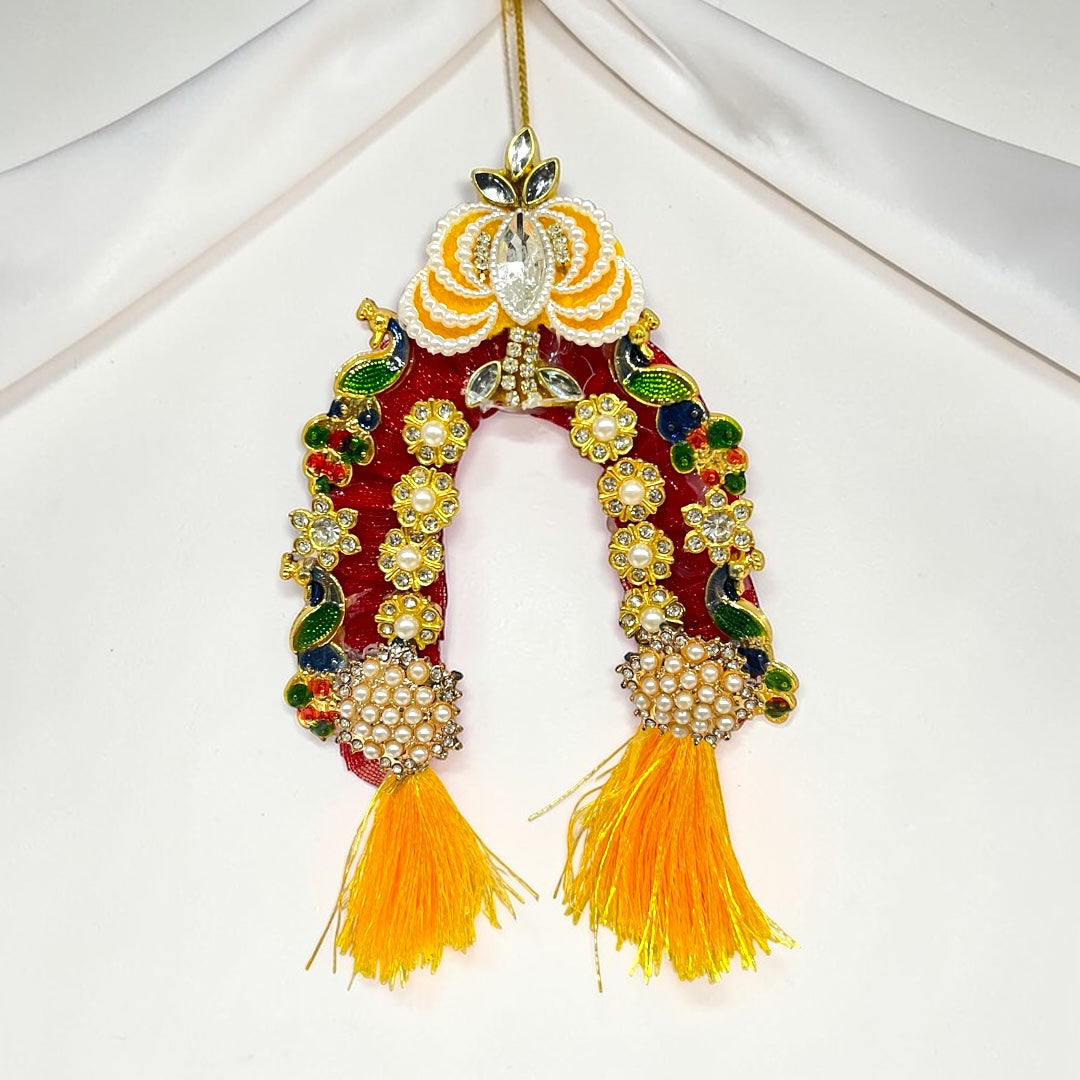 Peacock Artistry Chandrika SP-H99 for Kanha Ji - close-up detail