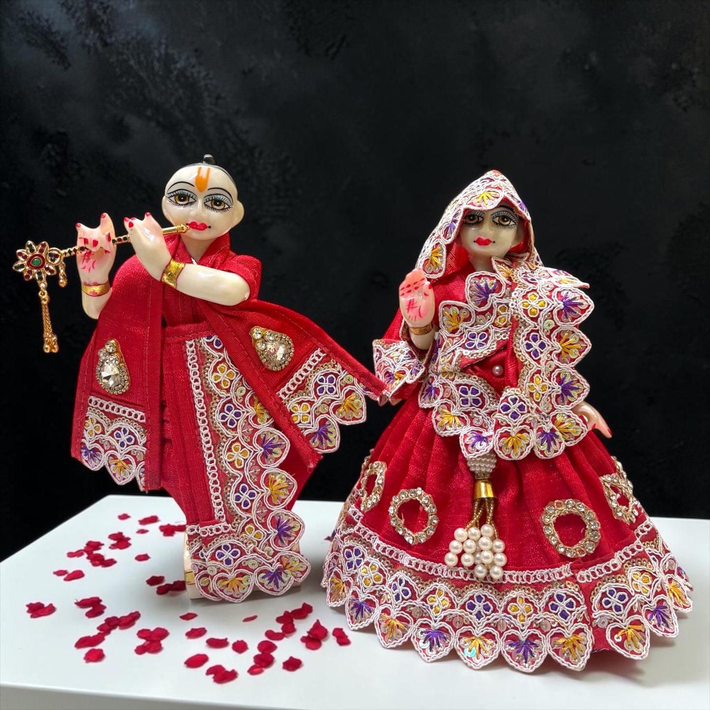 Radha Krishna Ji poshak dress SP-I39 - box packing | Shri Poshak, Mathura