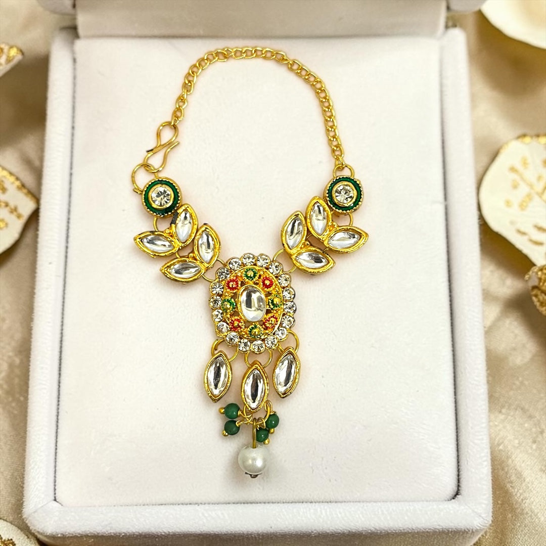 Royal Kundan & Meenakari Grand Shringar Haar (SPC-799) for Laddu Gopal Ji