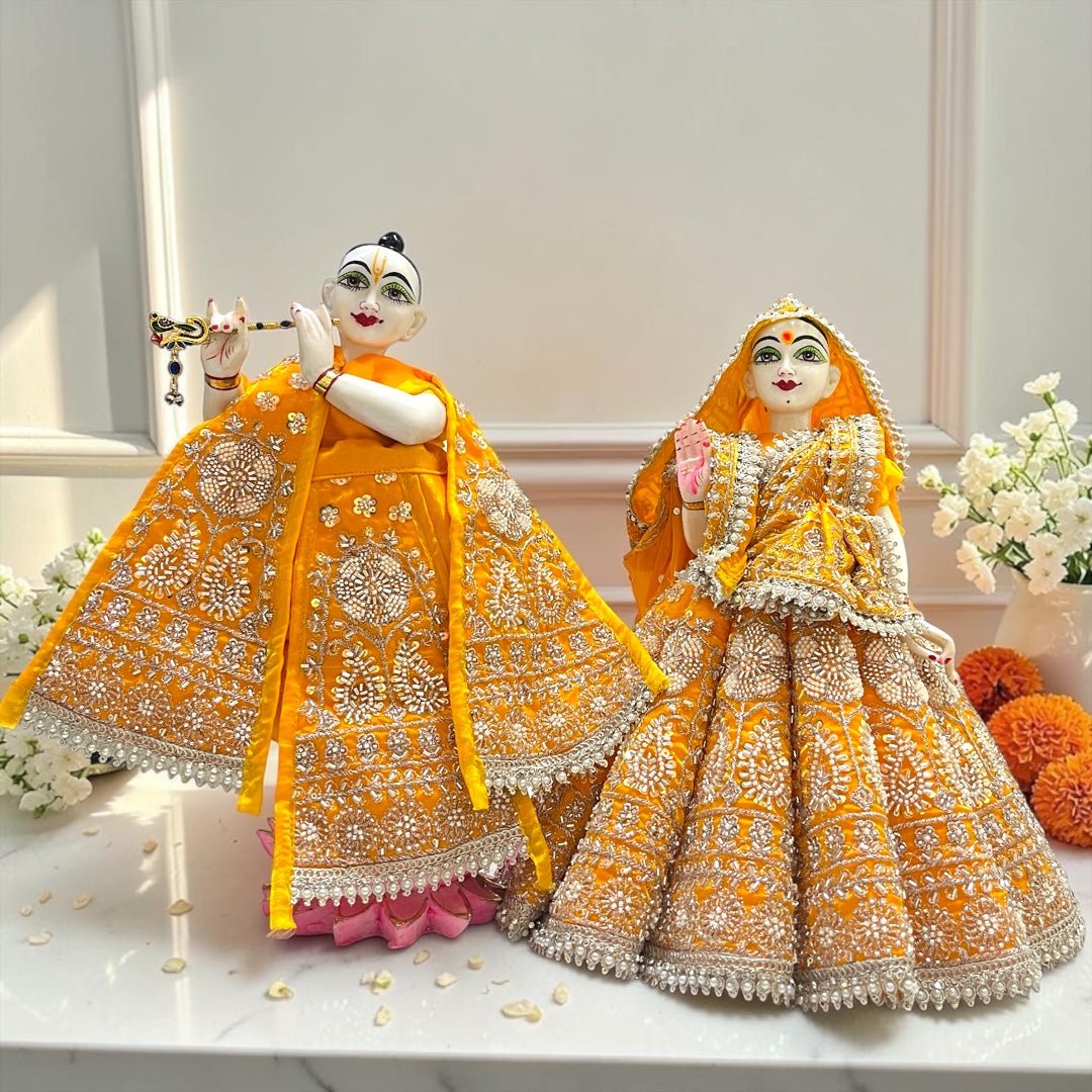 Jugal Sarkar vastra SP-I80 - full set view | Shri Poshak, Mathura