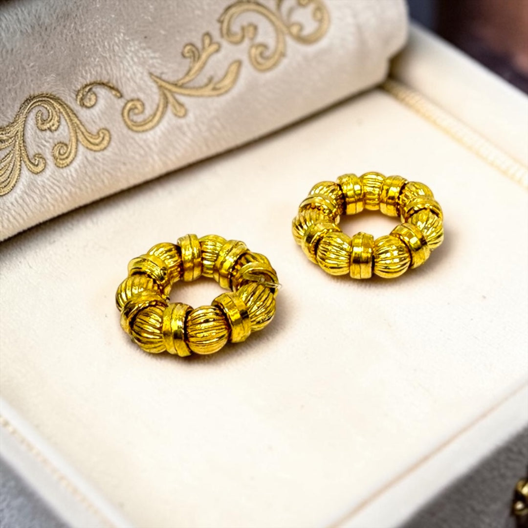 Royal Gold Finish Designer Moti Kada Set for Laddu Gopal & All Deities (SPC-658)