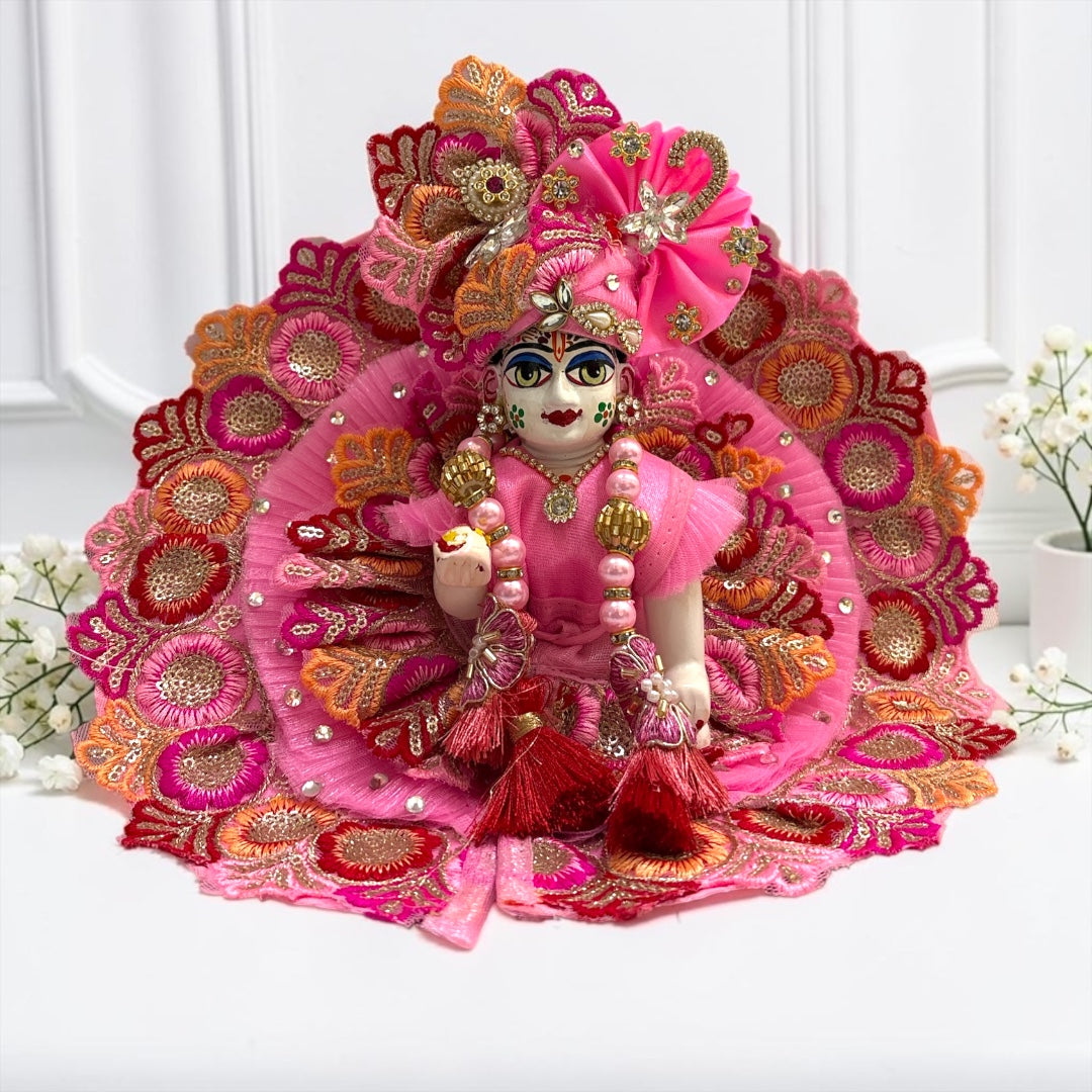 Laddu Gopal Ji dress SP-151 - back view | Shri Poshak, Mathura