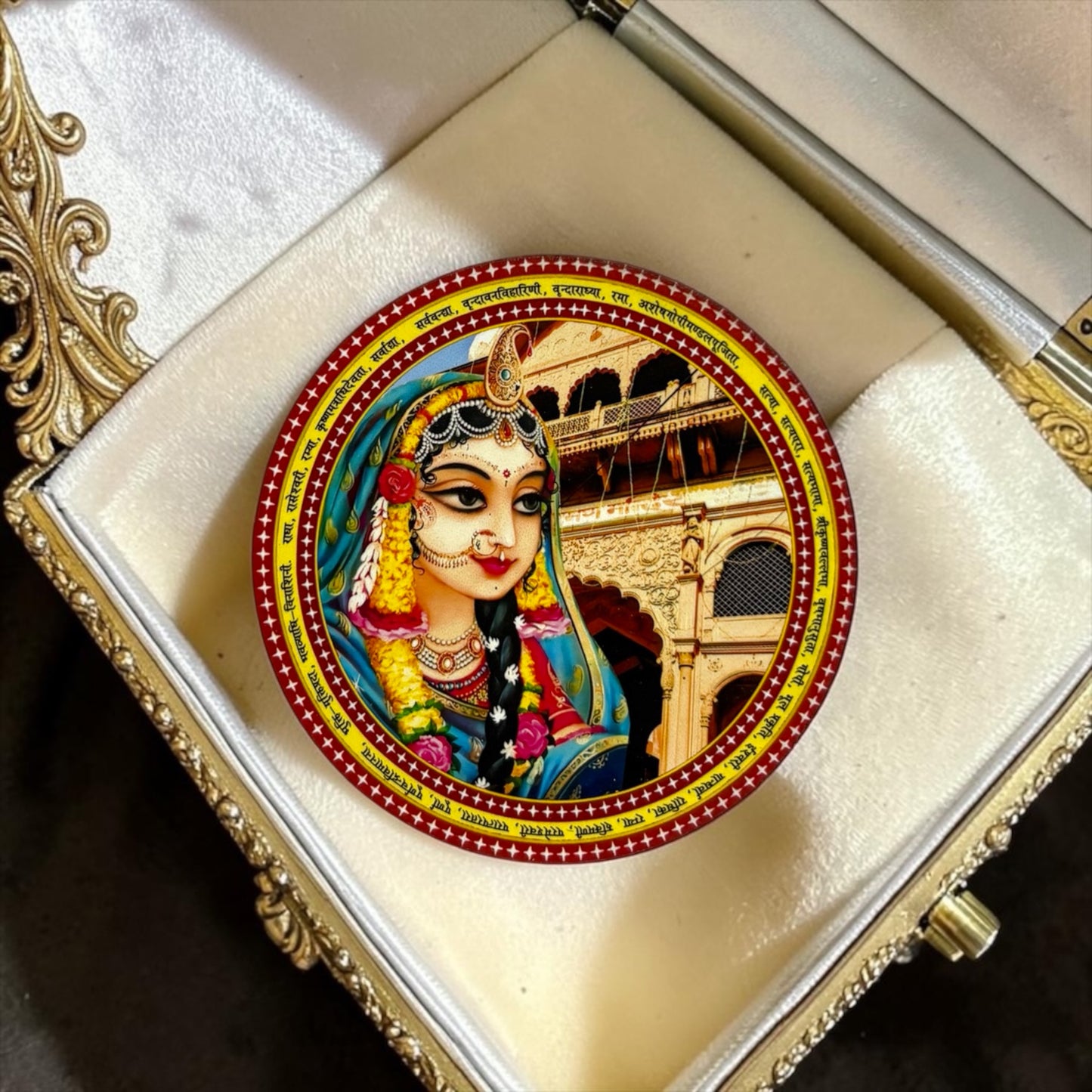 Divine Shri Radha Rani Premium Acrylic Fridge Magnet