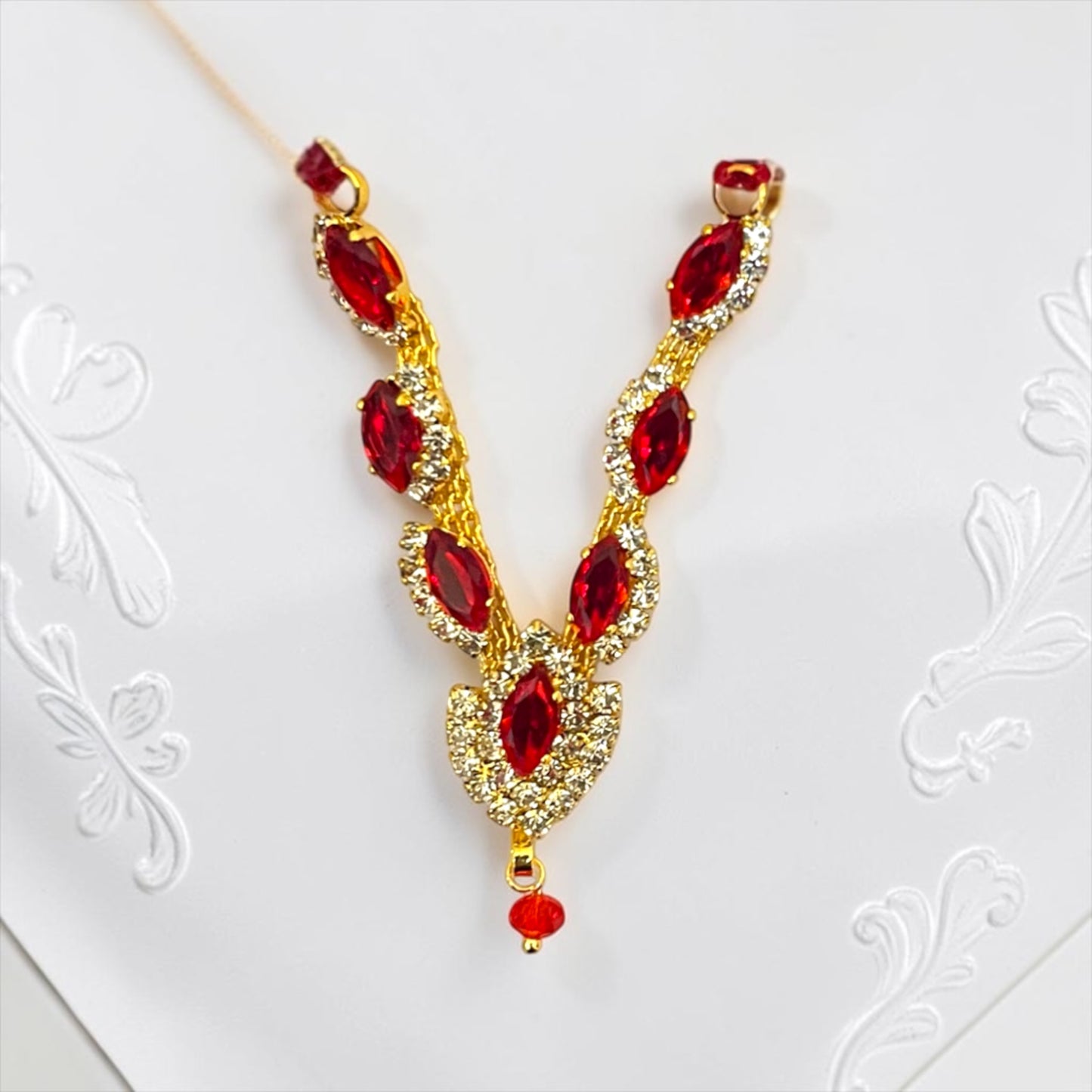 Royal Marquise-Cut Zerkin Maala for Deities – Model SPC-819
