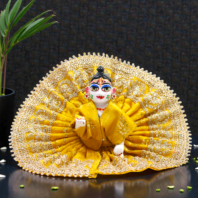 Premium Heavy Jari Laddu Gopal Ji Poshak SP-H27