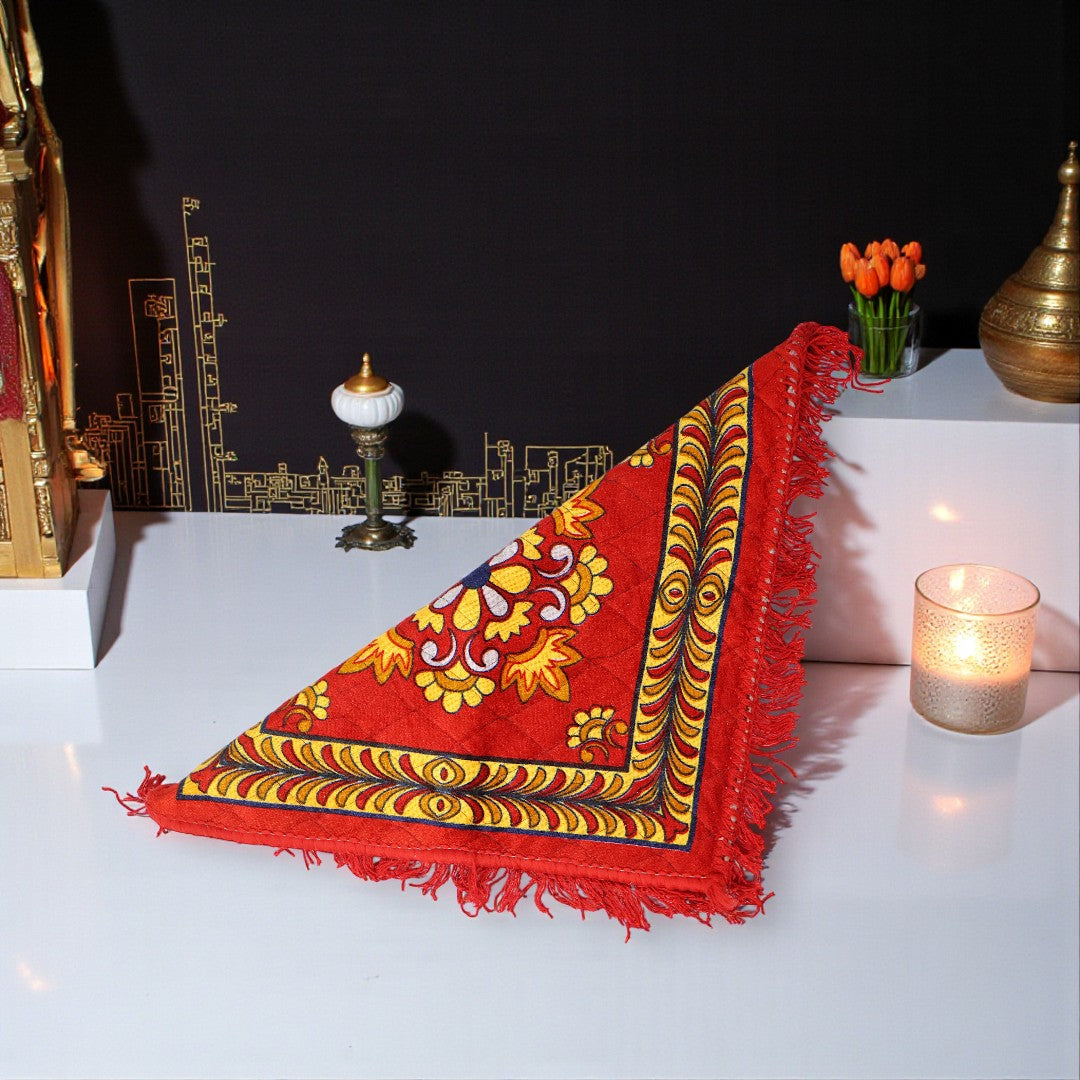 Premium Quilted Puja Aasan