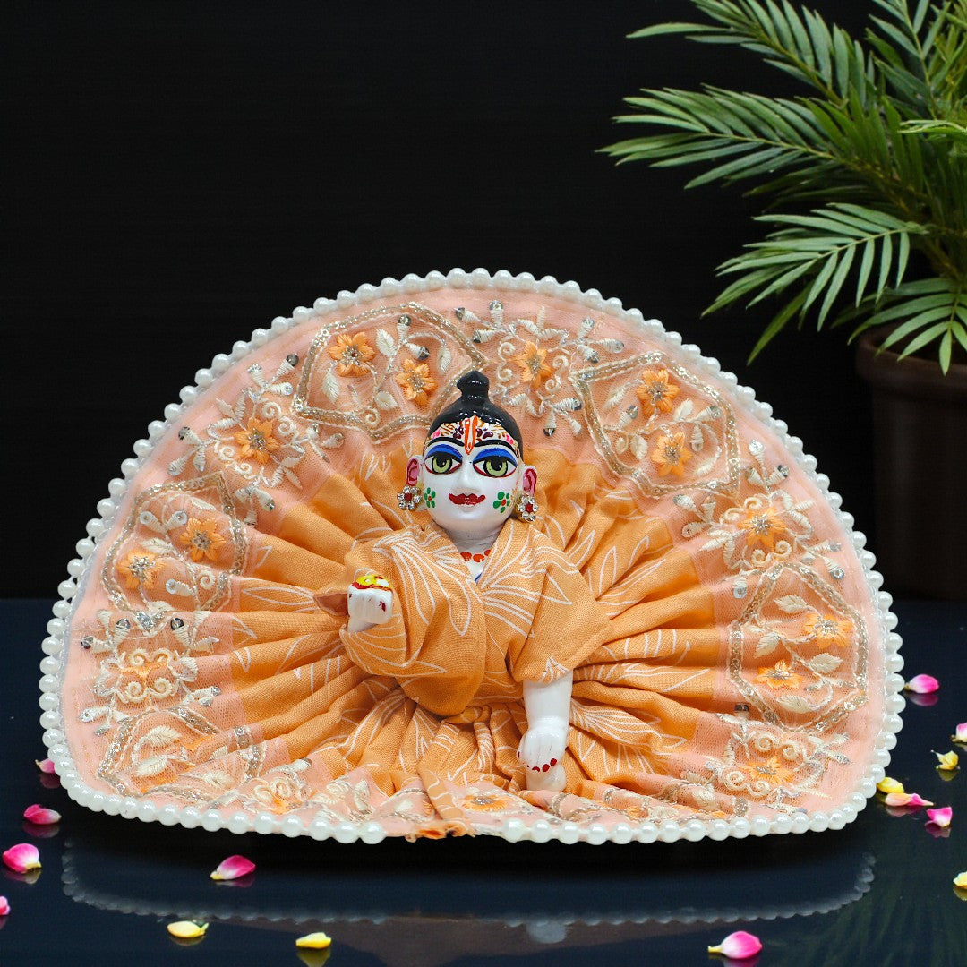 Laddu Gopal Ji dress SP-G29 - back view | Shri Poshak, Mathura