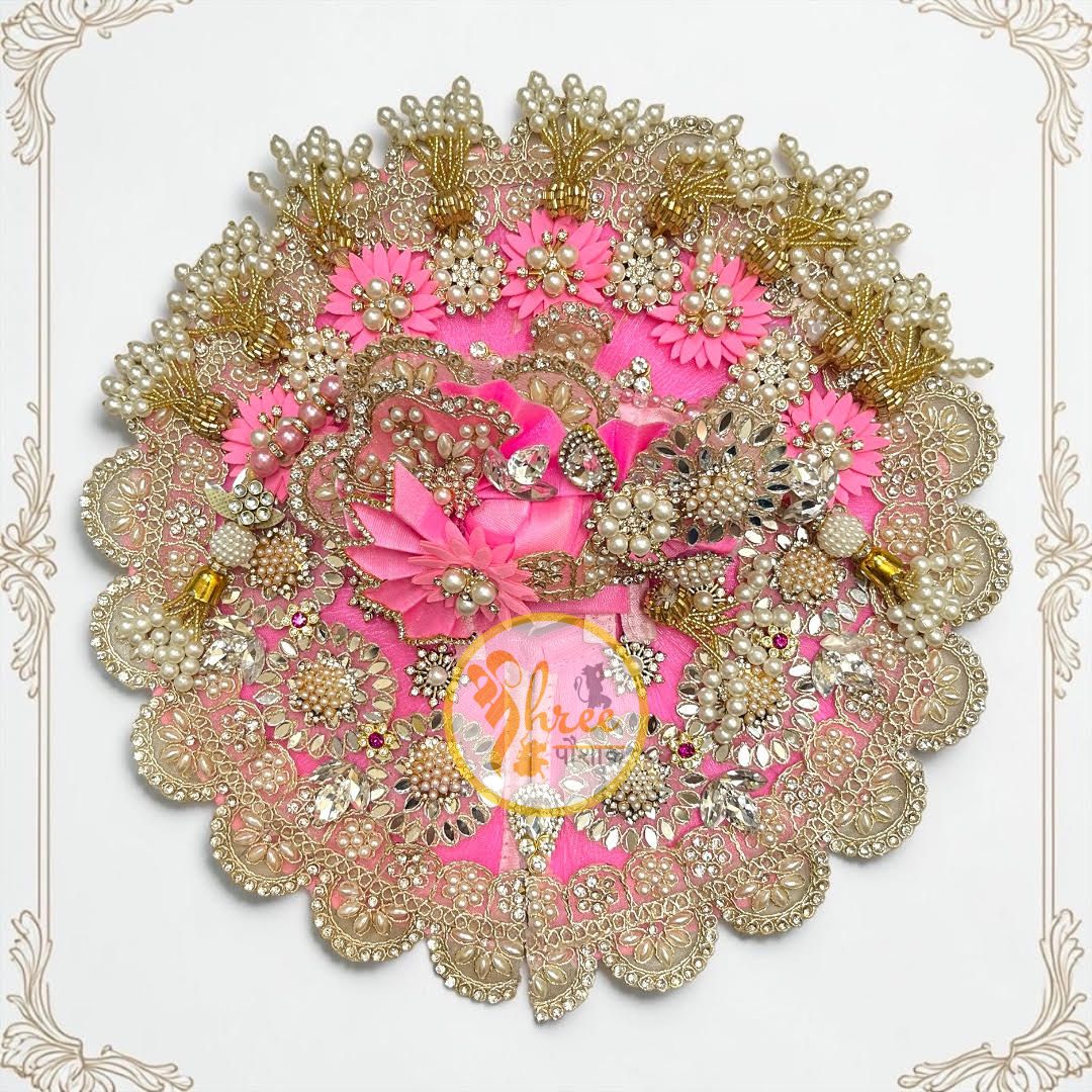 Janmashtami Special Royal Heavily Embellished Pearl & Zari Laddu Gopal Poshak SP-150