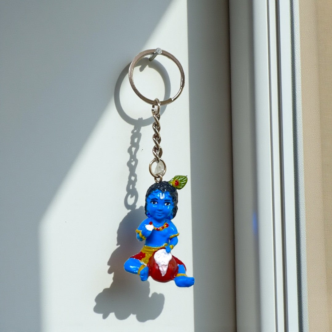 "Makhan Chor" Krishna Keychain