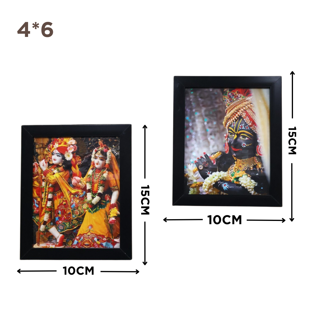 RADHA KRISHNA WALL FRAME SPF-1 6 COMBO