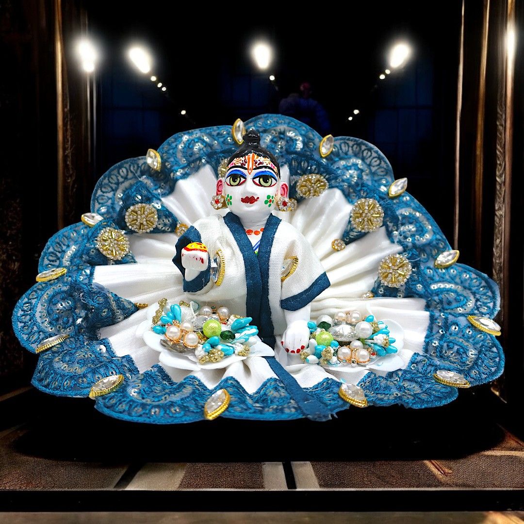 Janmashtami Special Laddu Gopal Heavy Kali Poshak SP-G11 (Premium Box Packed) | Exclusive Thakur Ji Designer Dress & Matching Choli by Shri Poshak