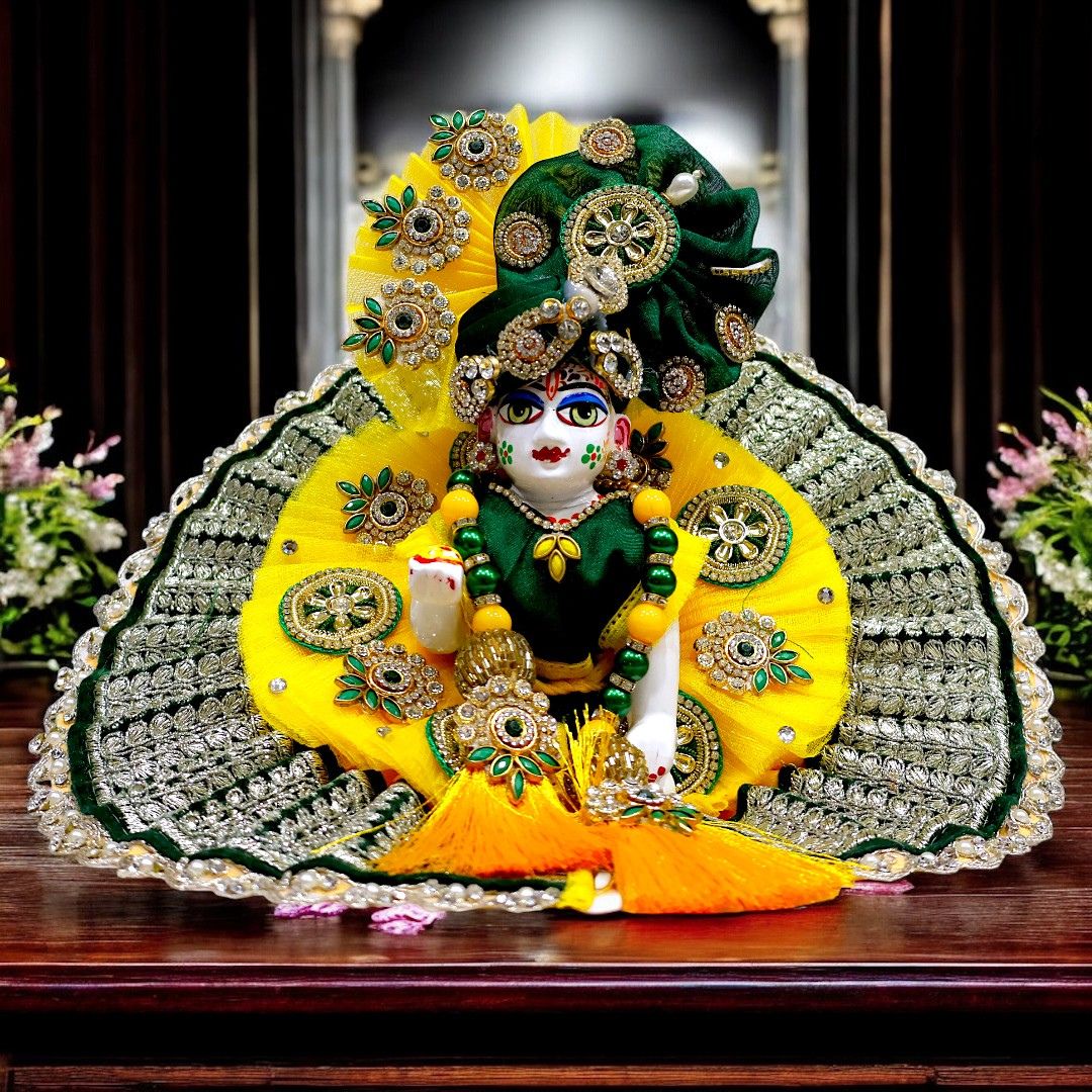 Premium Laddu Gopal Ji Poshak with Matching Pagree SP-H22