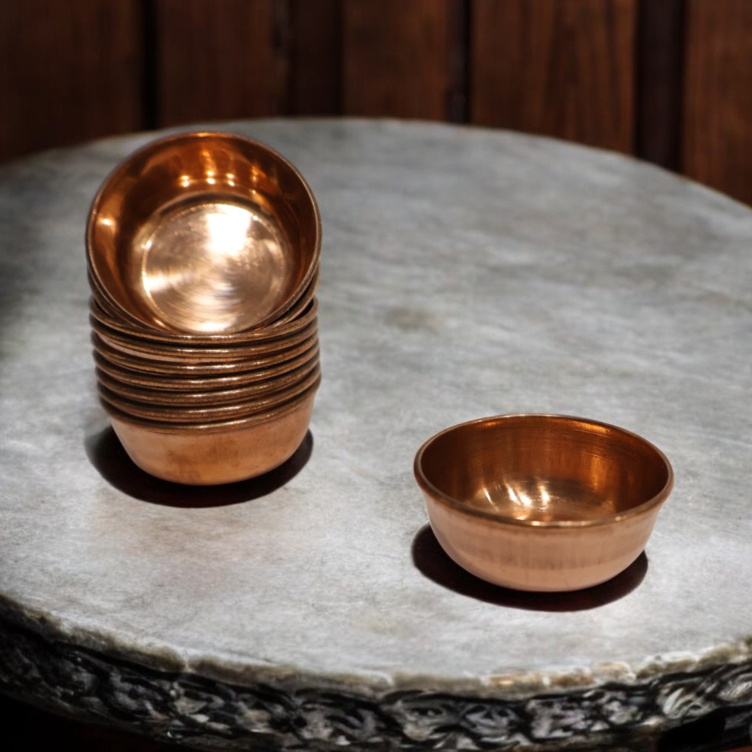 COPPER KATORI FOR PRASAD AND ROLI CHAWAL SPB-111