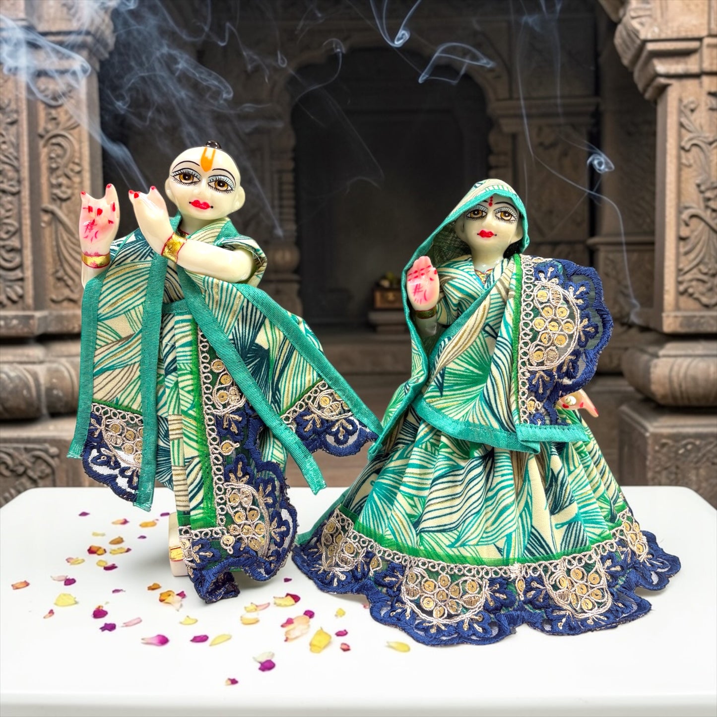 Frill-Border Radha Krishna Dress SP-G09✨