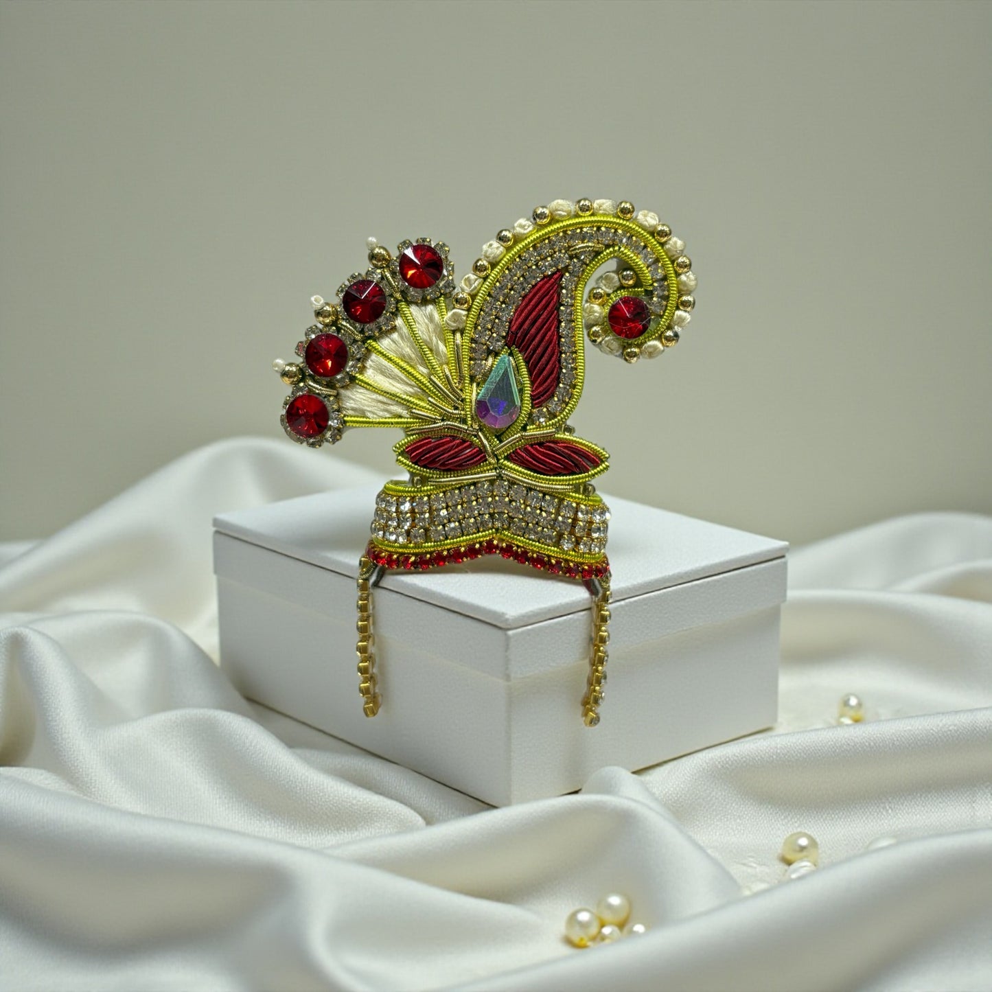 👑 Exquisite Jardogi Mukut for Laddu Gopal Ji 4510