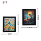 RADHA KRISHNA WALL FRAME SPF-4 5 COMBO