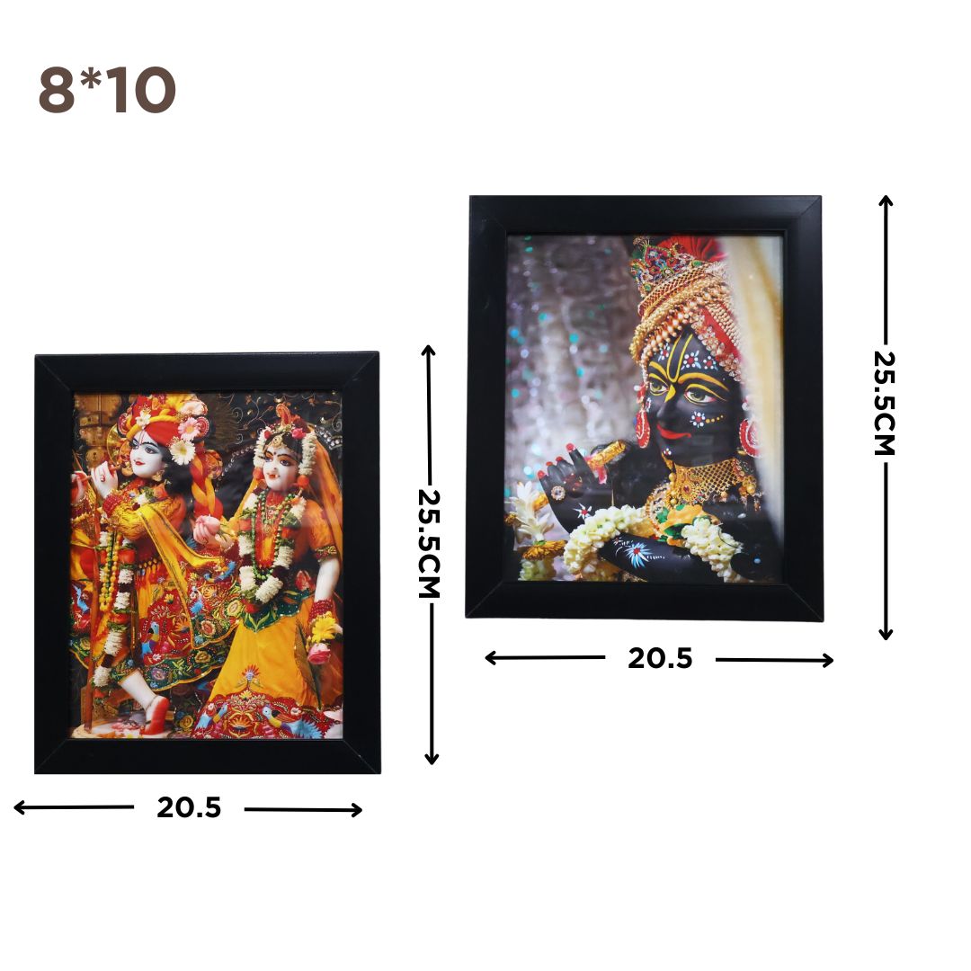 RADHA KRISHNA WALL FRAME SPF-1 6 COMBO