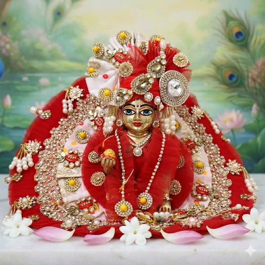 🌟 Royal & Exclusive Laddu Gopal Ji Premium 4-Piece Set Poshak SP-H21