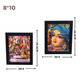 RADHA KRISHNA WALL FRAME SPF-2 7 COMBO