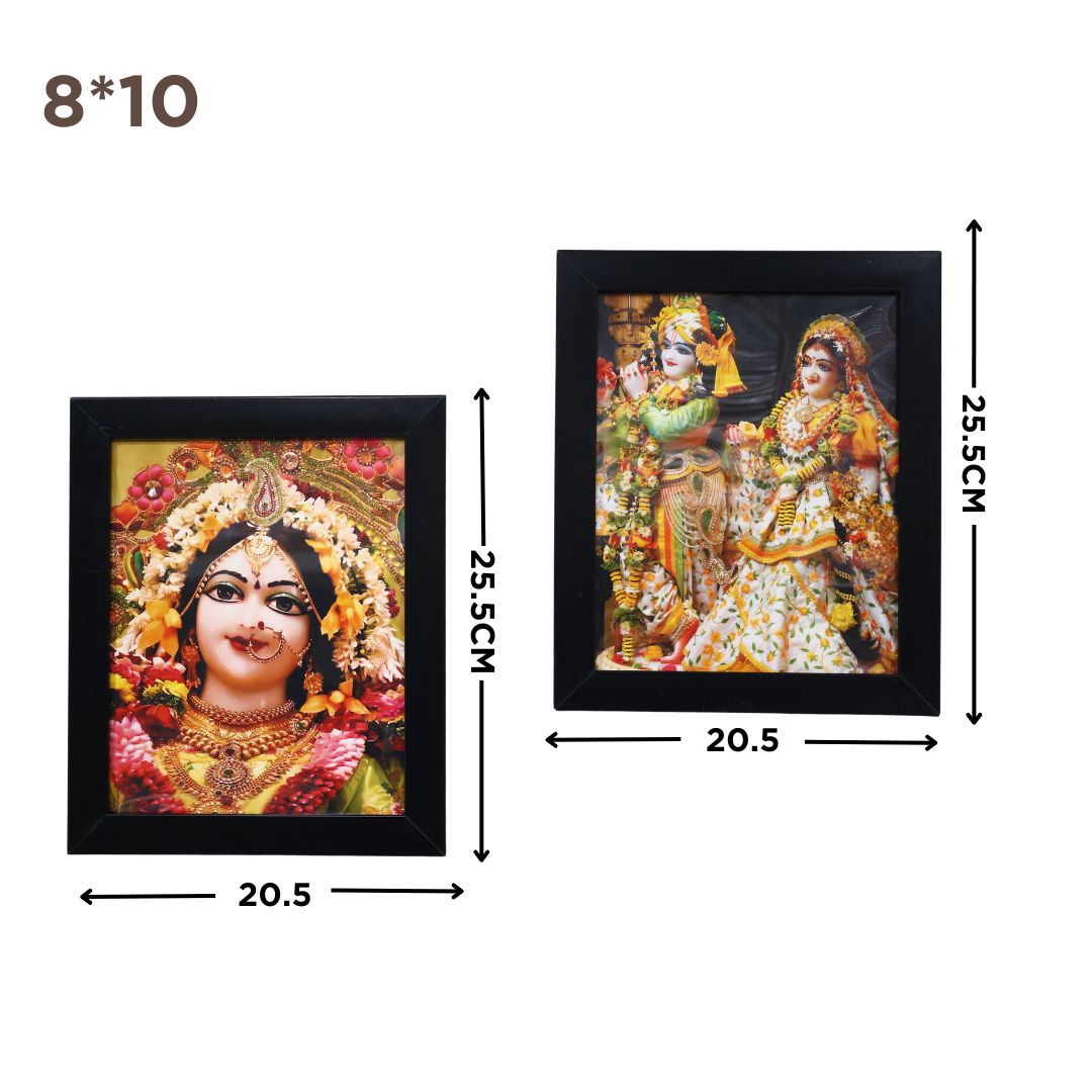 RADHA KRISHNA WALL FRAME SPF-8 3 COMBO