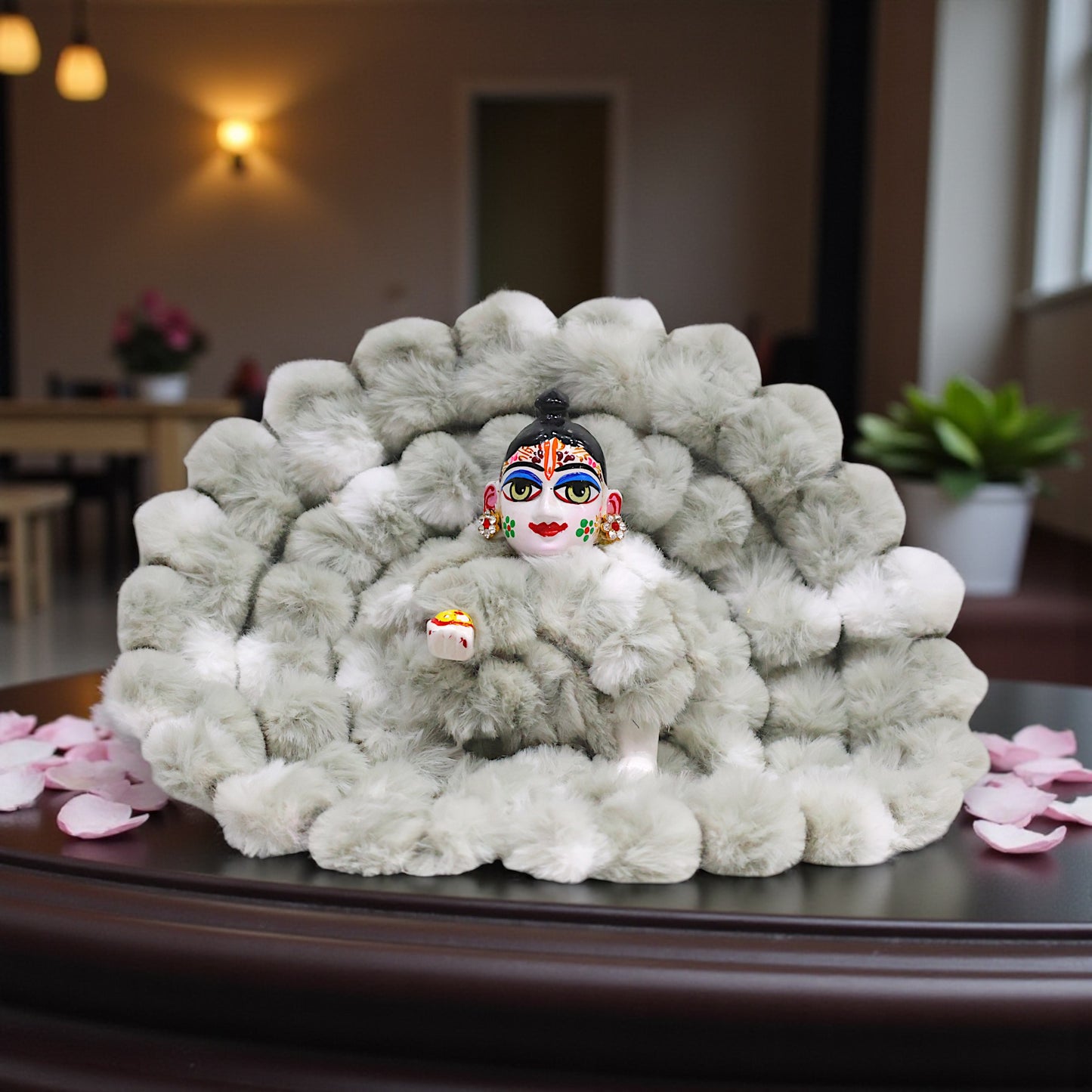 Luxurious Fluffy Winter Poshak for Laddu Gopal Ji SP-H39