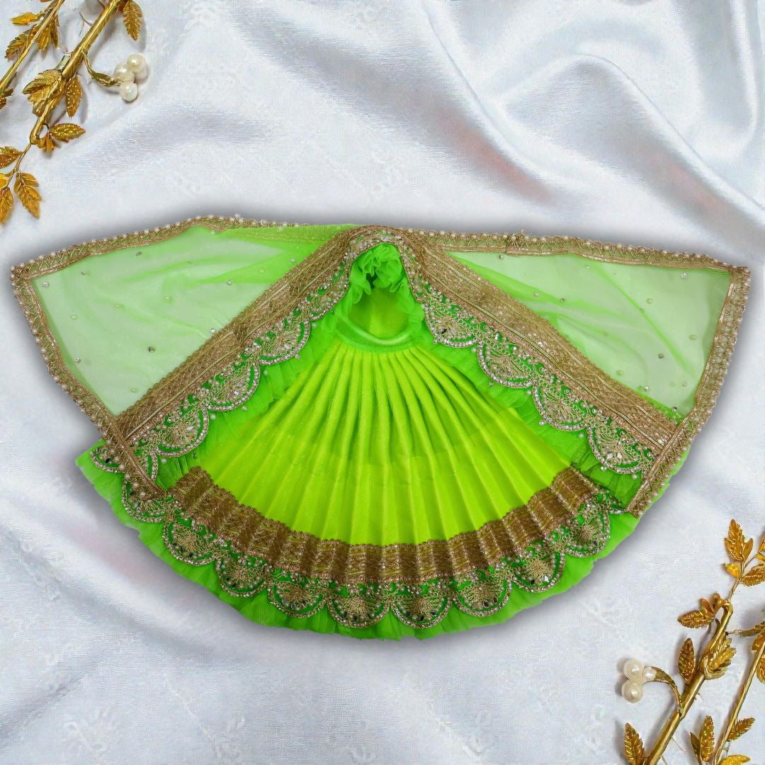 Scalloped Zari Border Embroidered Durga Set SP-H62