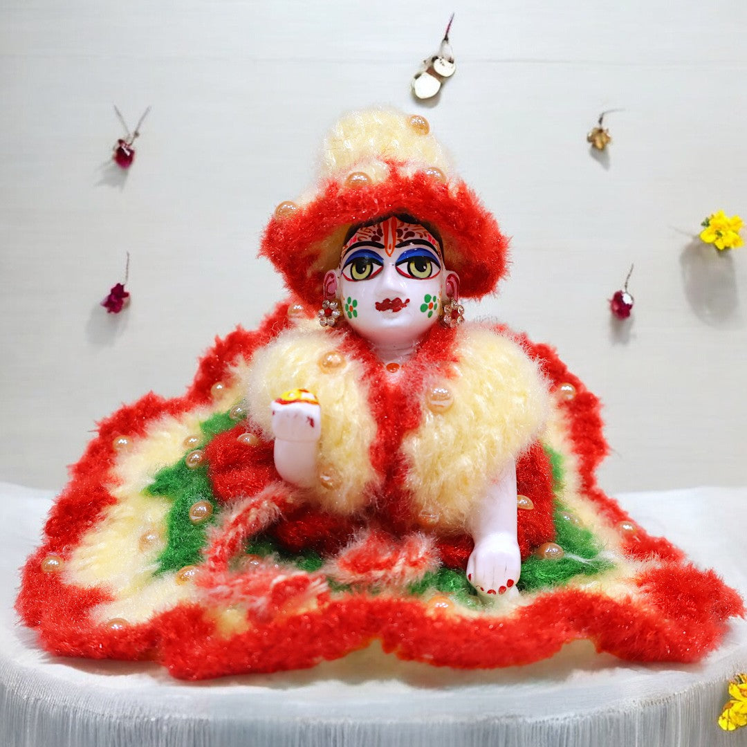 Woolen Laddu Gopal Ji Poshak by Kiroshia SP-W06