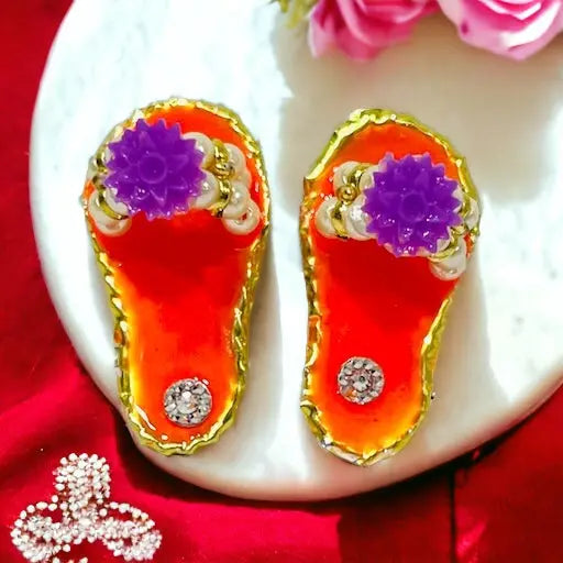 CHARAN PADUKA FOR LADDU GOPAL JI  SPC-78 Shriposhak.in NATH DWARA