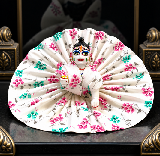 Summer Special Designer Floral Laddu Gopal Ji Poshak SP-H83 – Pure Breathable Cotton