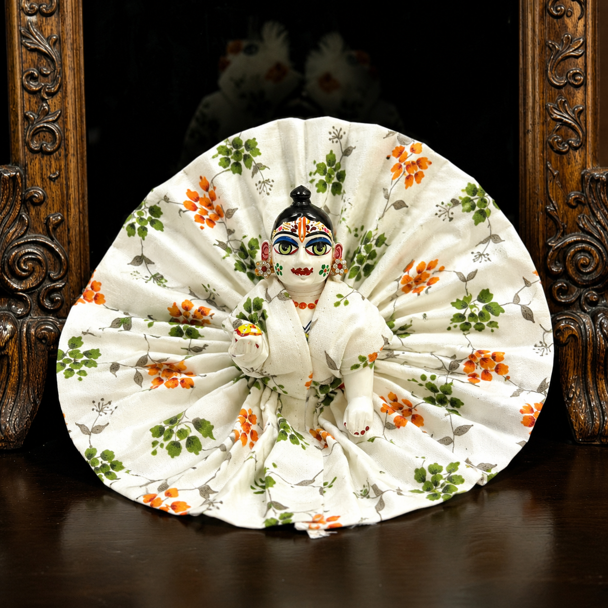 Summer Special Designer Floral Laddu Gopal Ji Poshak SP-H83 – Pure Breathable Cotton