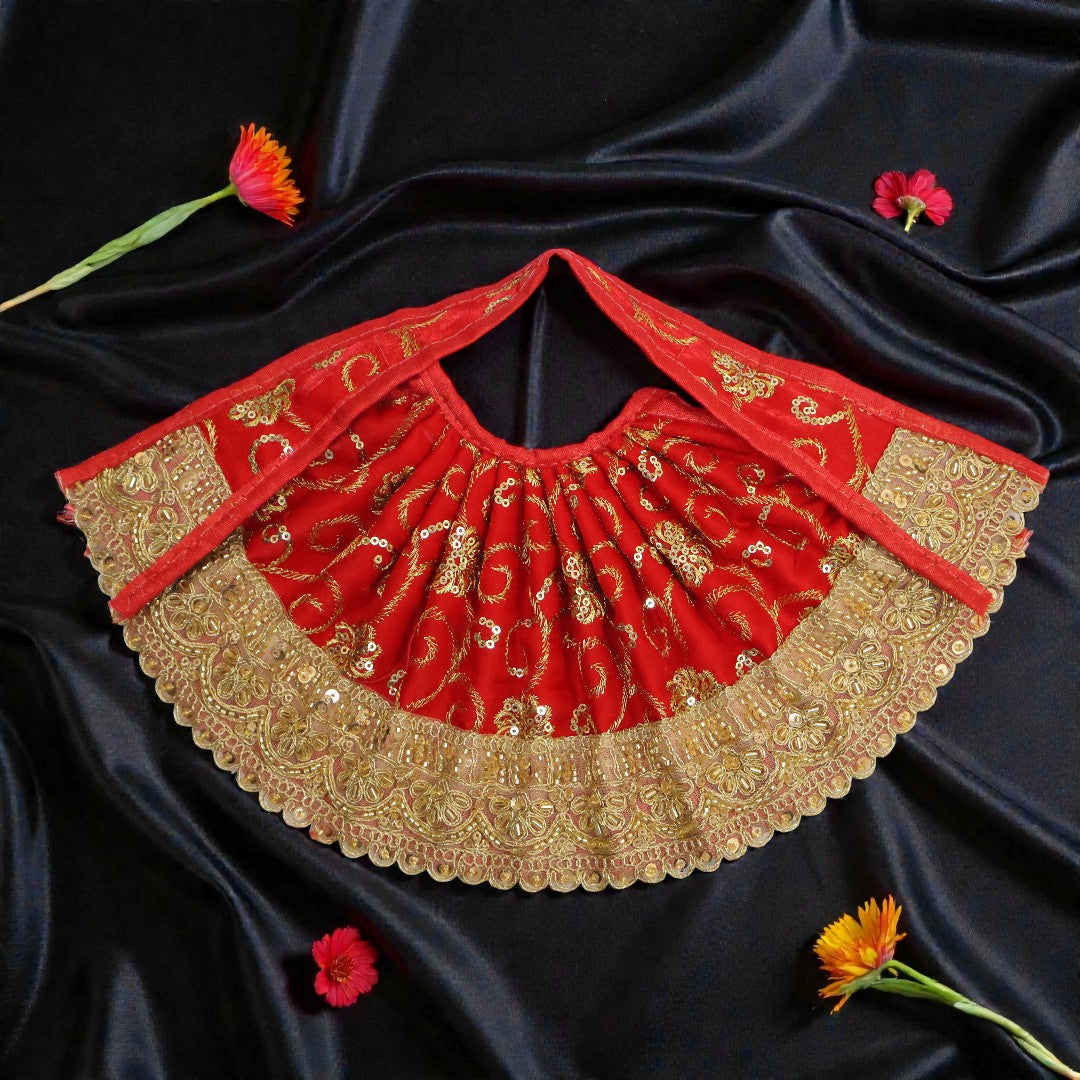Exquisite Embroidered Mata Rani Lehenga Patka Set SP-H90