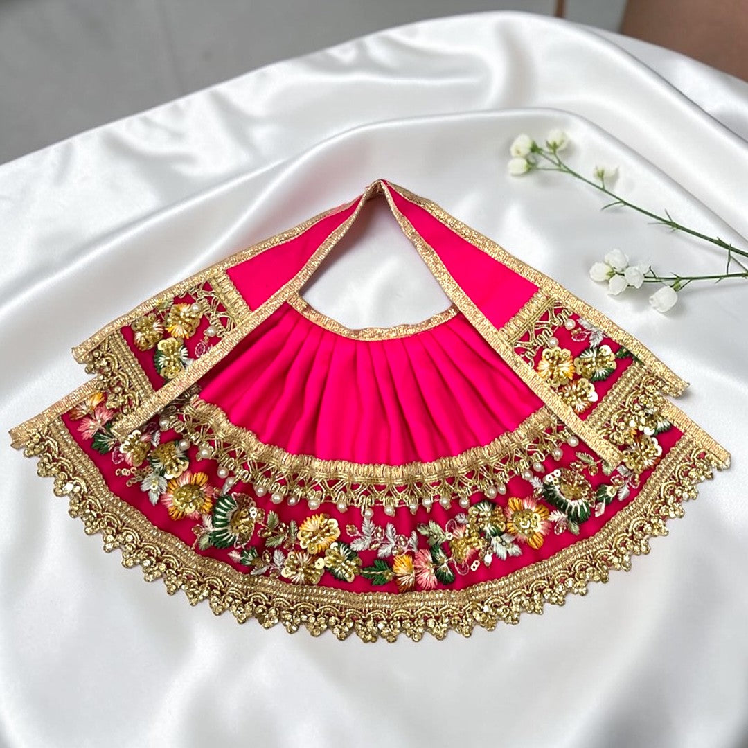 Thread Embroided Designer Lehnga Patka Set SP-H67